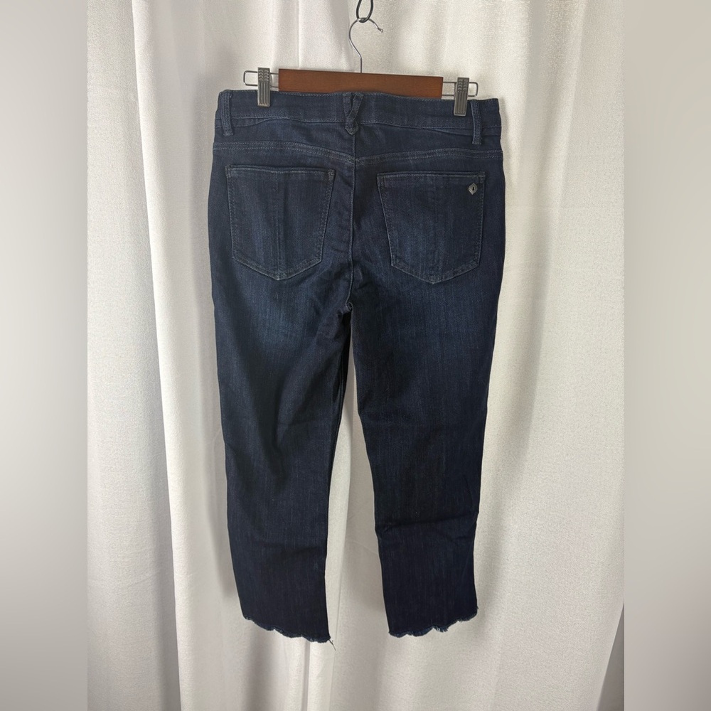 Democracy Ab Solutions High Rise Ankle Distressed Denim Jean size 10P Petite NWT - Picture 6 of 11